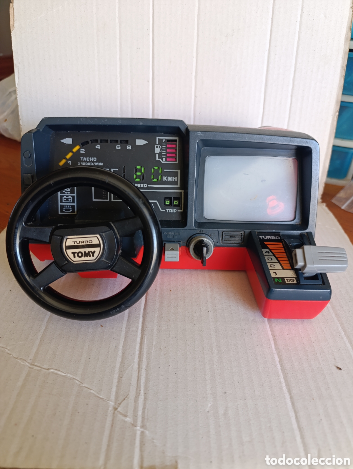 Videojuegos y consolas: TURBO RACING COCKPIT,DE TOMY.FUNCIONANDO.