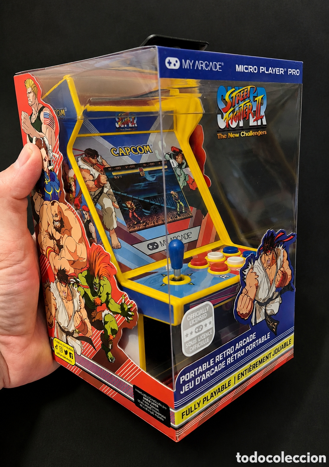 Videojuegos y consolas: My Arcade Micro Player Pro Street Fighter II The New Challengers Capcom mini recreativa arcade