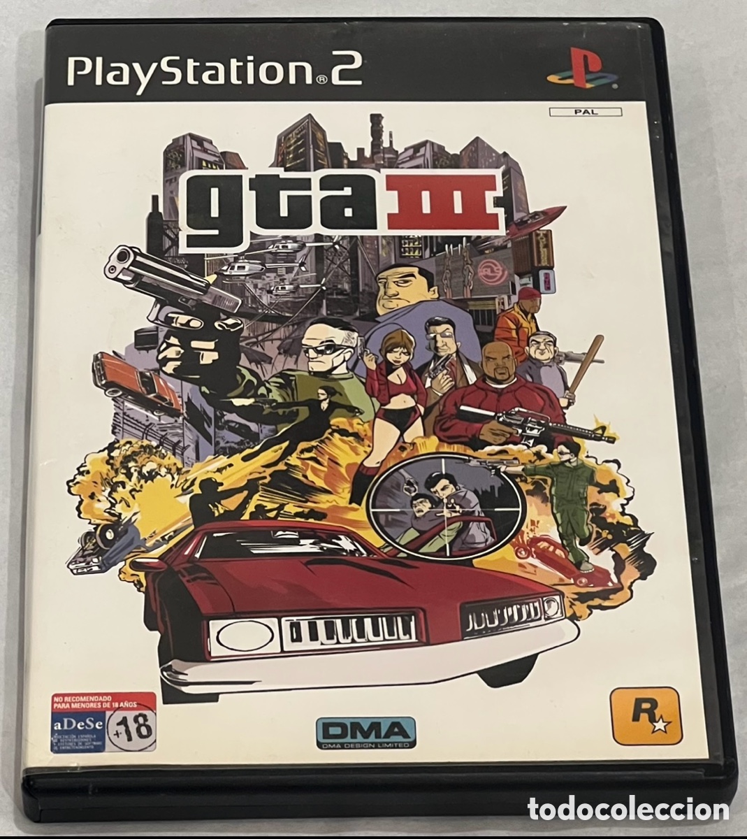 Videojuegos y consolas: Videojuego. PlayStation2. &ldquo;GTAIII&rdquo;. 2001.
