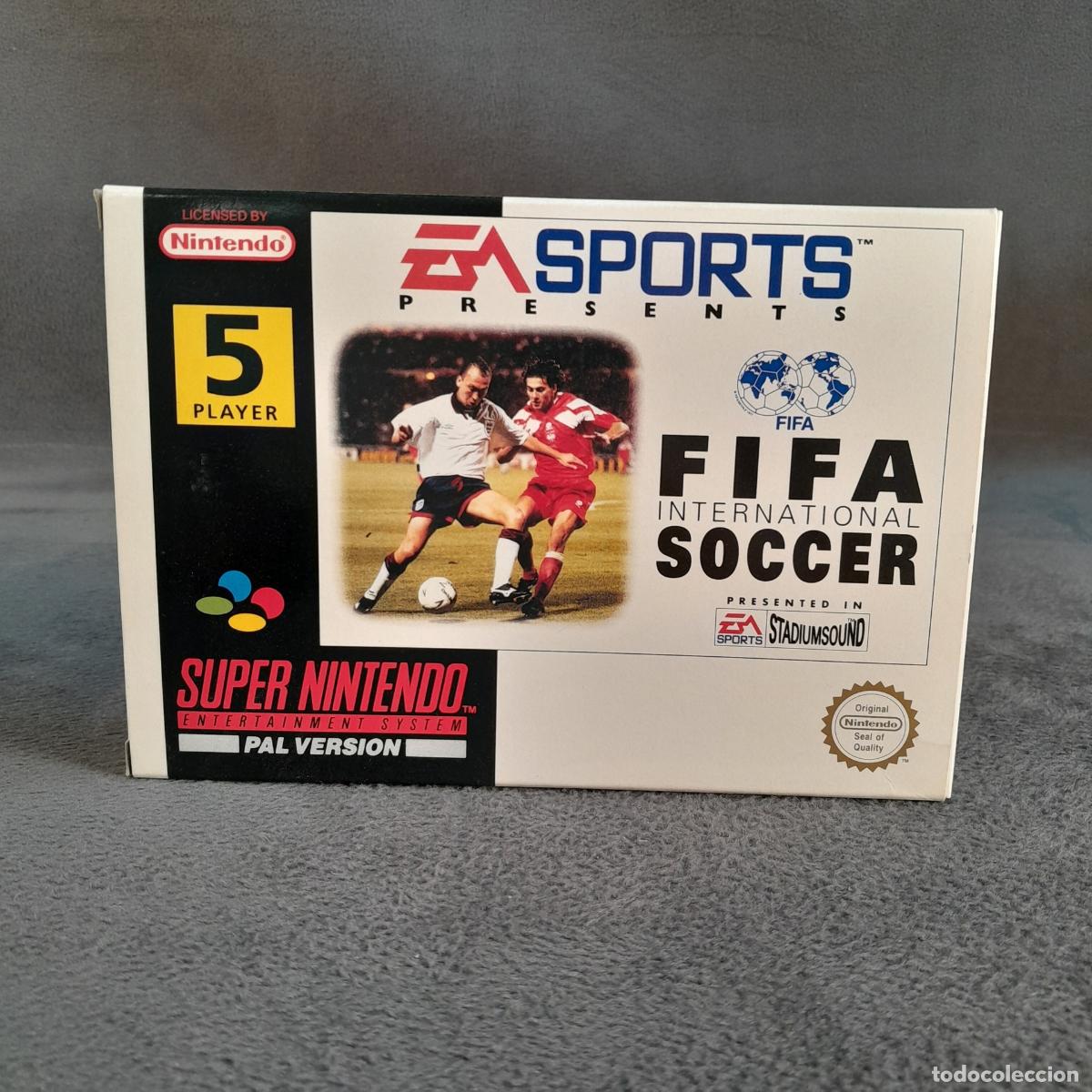 Video Games and Consoles: VJ-5. VIDEOJUEGO FIFA INTERNATIONAL SOCCER.SUPER NINTENDO, SNSP P 84. VERSI&Oacute;N PAL UKV. 1993