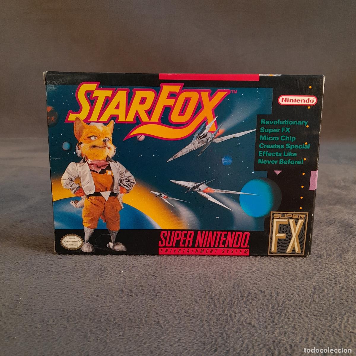 Video Games and Consoles: VJ-8. VIDEOJUEGO STAR FOX SUPER NINTENDO, SNS P FO. VERSI&Oacute;N NTSC. 1993.