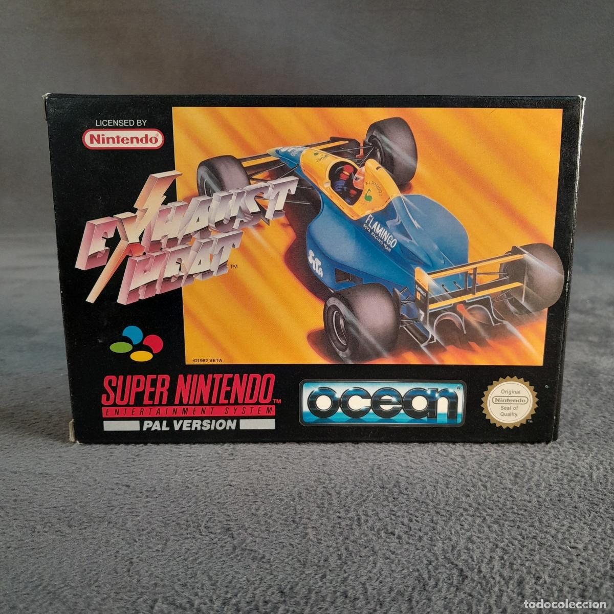 Videojuegos y consolas: VJ-10. VIDEOJUEGO EXHAUST HEAT SUPER NINTENDO, SNSP EH-ESP. VERSI&Oacute;N PAL ESP. 1992