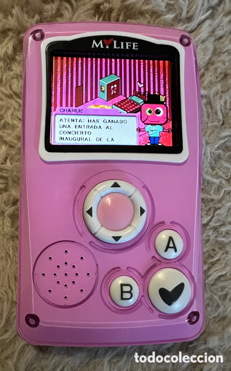 Videojuegos y consolas: Consola Retro My Life Rosa + Tarjeta Hannah Montana Disney