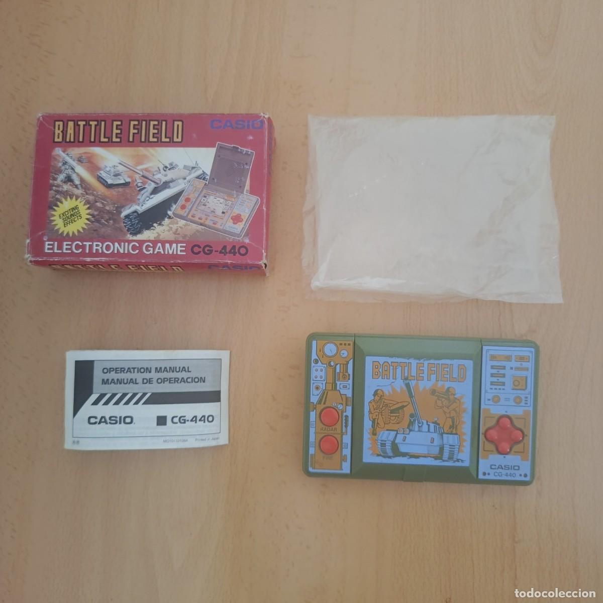 Videojuegos y consolas: CASIO GAME & WATCH CG-440 BATTLEFIELD COMPLETE IN BOX CIB FULL WORKING ORDER!
