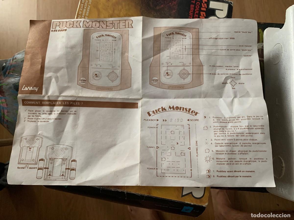 Videojuegos y consolas: Puck Monster de Lansay 1982 - Foto 15