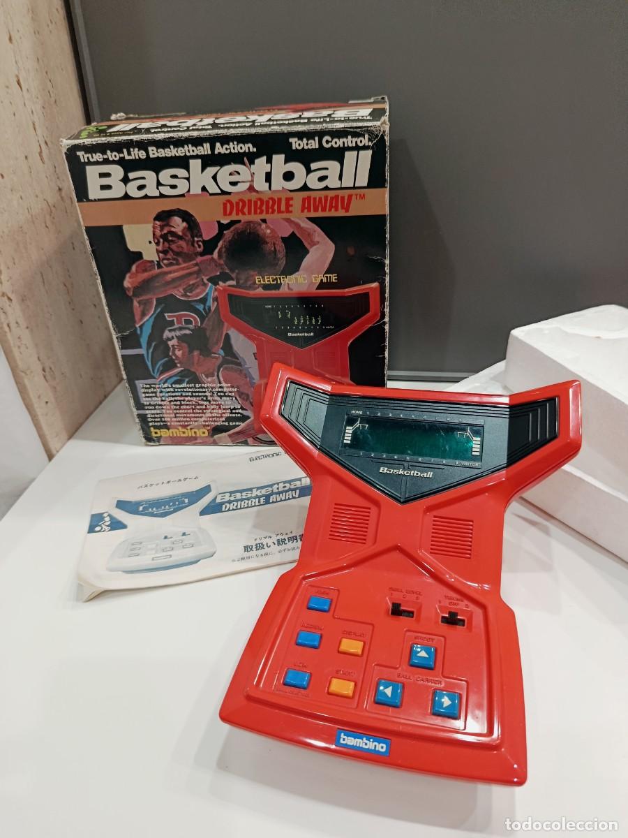 Videojuegos y consolas: BASKETBALL DRIBBLE AWAY - ELECTRONIC GAME BAMBINO 1979 - CONSOLA TABLETOP EN CAJA FUNCIONANDO