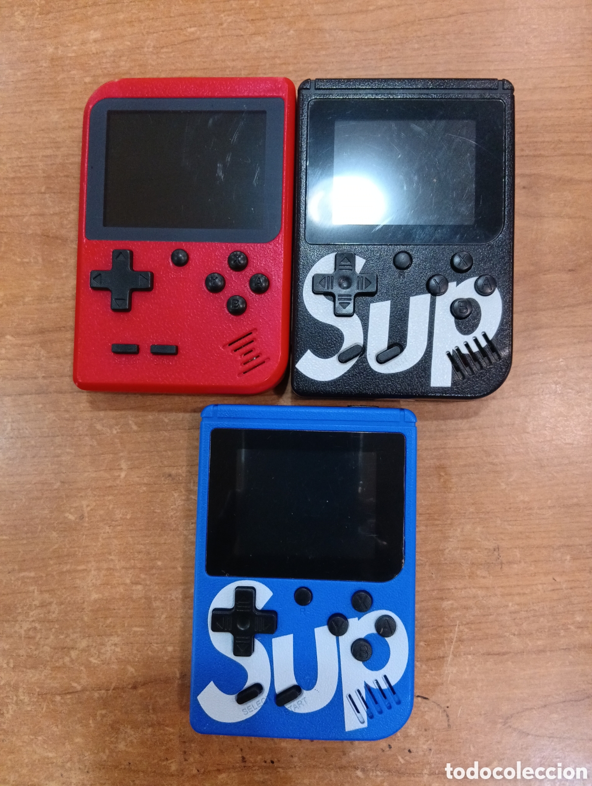 Videojuegos y consolas: Lote de 3 mini Consolas Retro Portatil - SUP 400