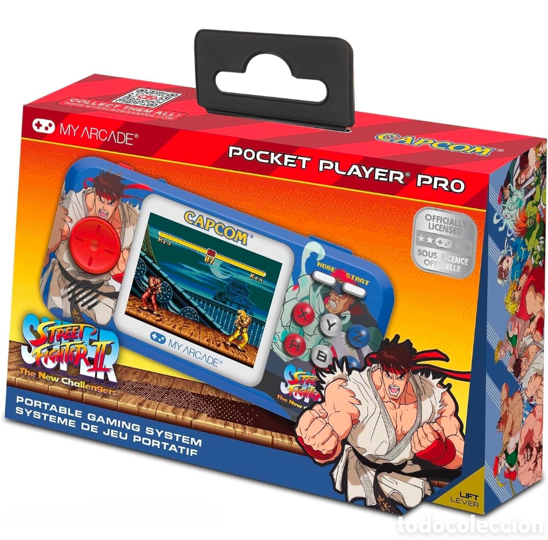 Videojuegos y consolas: Consola Portatil My Arcade Pocket Player Pro Street Fighter II Capcom Nueva