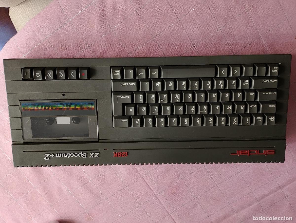 Videojuegos y consolas: Ordenador Sinclair ZX Spectrum +2 128k ( fuente alimentacion, cableado, joystick,leer comentario
