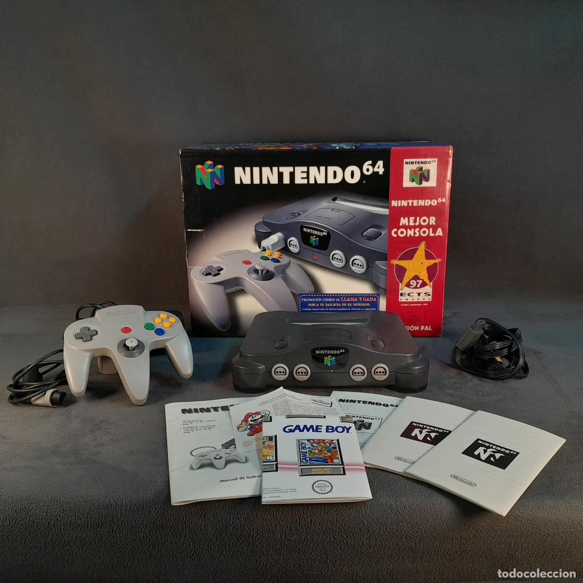 Videojuegos y consolas: CONSOLA NINTENDO 64 COMPLETA CON CAJA Y ACCESORIOS. A&Ntilde;O 1997 CA.
