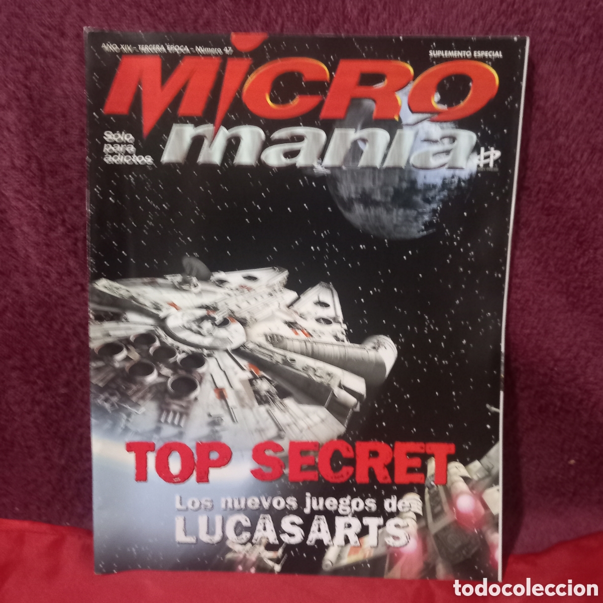 Videojuegos y consolas: MICROMANIA(suplemento especial n&deg;47)TOP SECRET LUCAS ARTS/STAR WARS(pocas se&ntilde;ales)