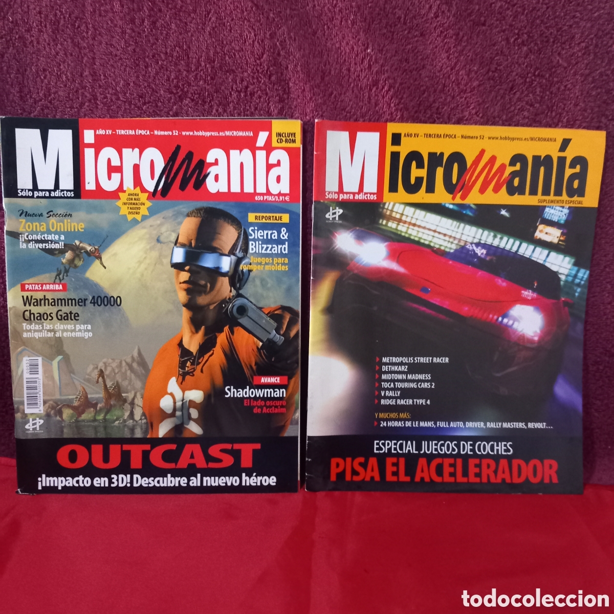 Videojuegos y consolas: MICROMANIA A&Ntilde;O XV 3&deg;&Eacute;POCA n&deg;52 +SUPLEMENTO(sin CD)