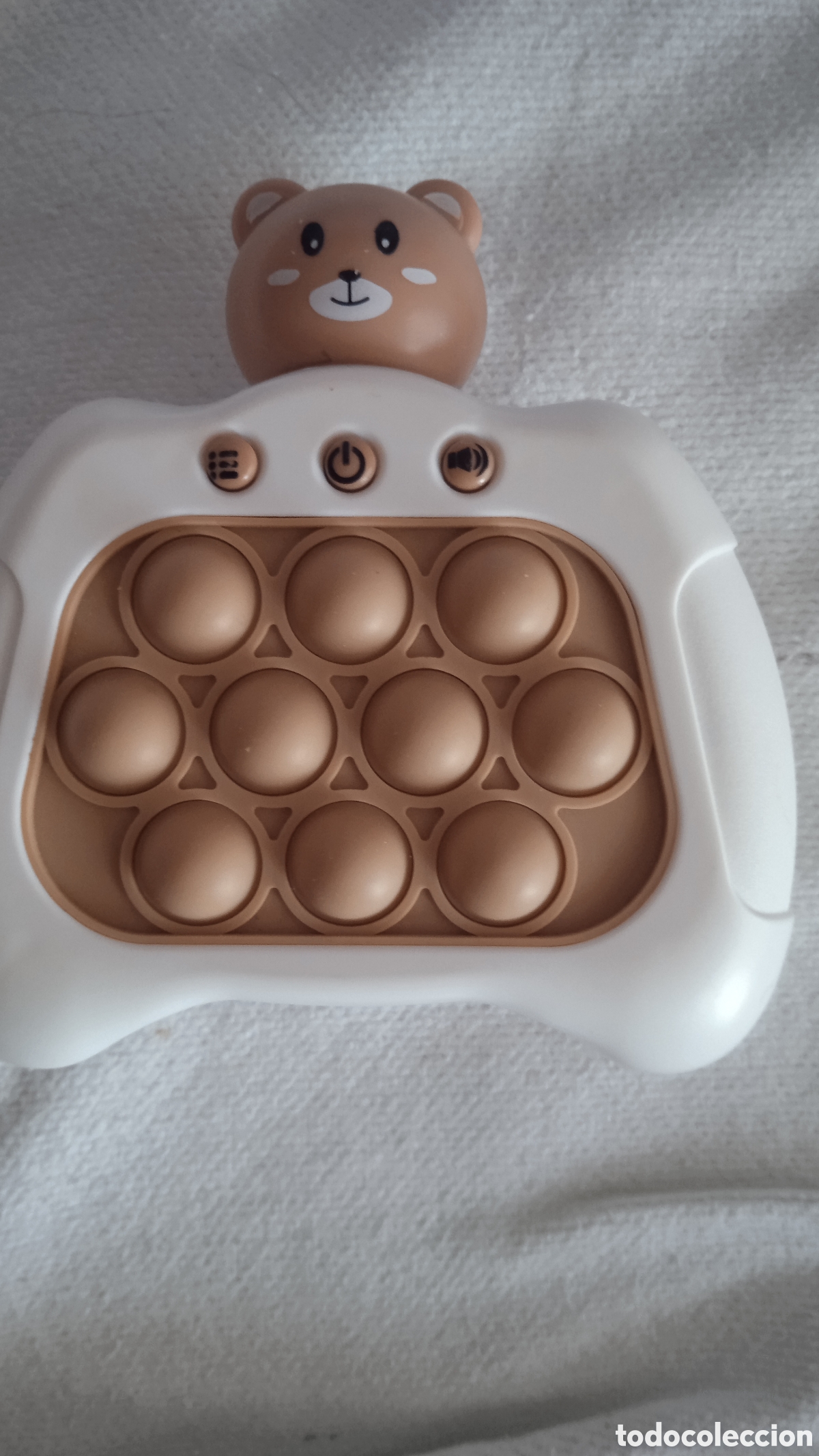 Videojuegos y consolas: Juguete Electr&oacute;nico POP IT Oso &ndash; Juego Sensorial Antiestr&eacute;s con Sonido y Botones &ndash; Infantil
