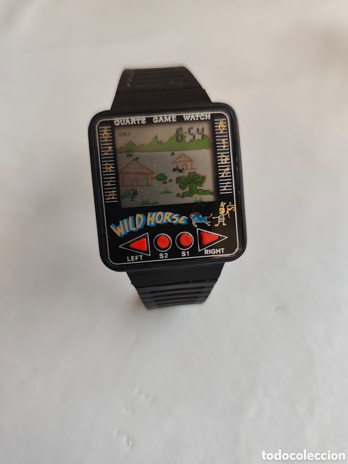 Videojuegos y consolas: Reloj Game watch wild horse a&ntilde;os 80. Dif&iacute;cil.