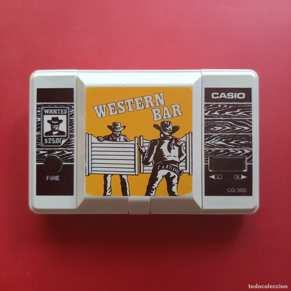 Videojuegos y consolas: CASIO GAME & WATCH CG-300 WESTERN BAR VERY GOOD CONDITION FULL WORKING ORDER