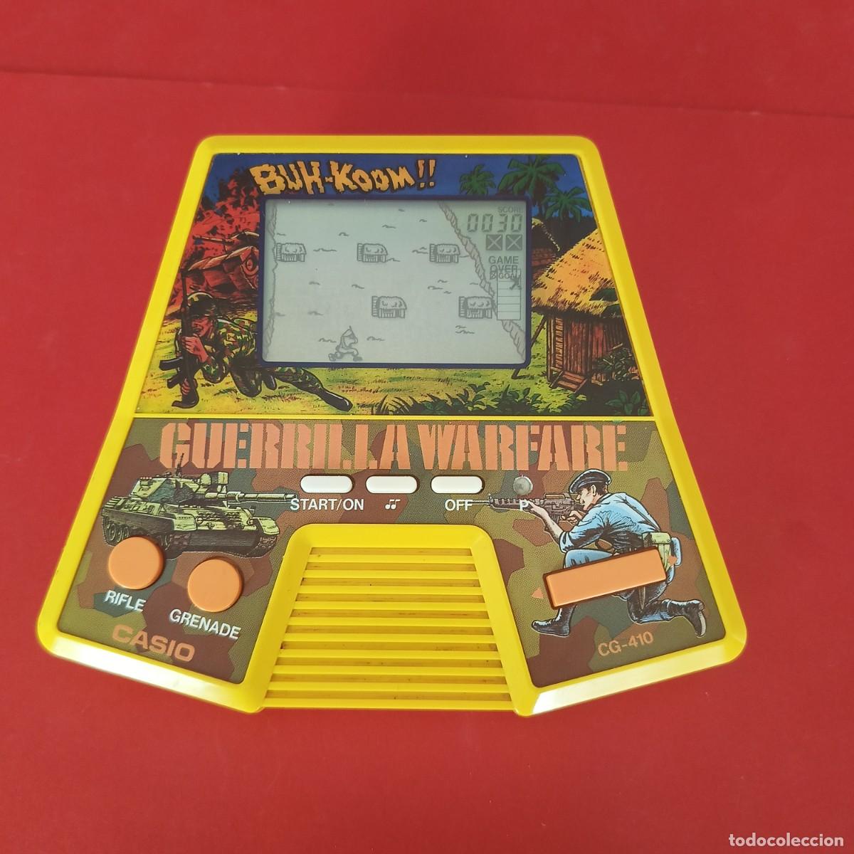 Videojuegos y consolas: CASIO GAME & WATCH CG-410 GUERRILLA WARFARE VERY GOOD CONDITION FULL WORKING!