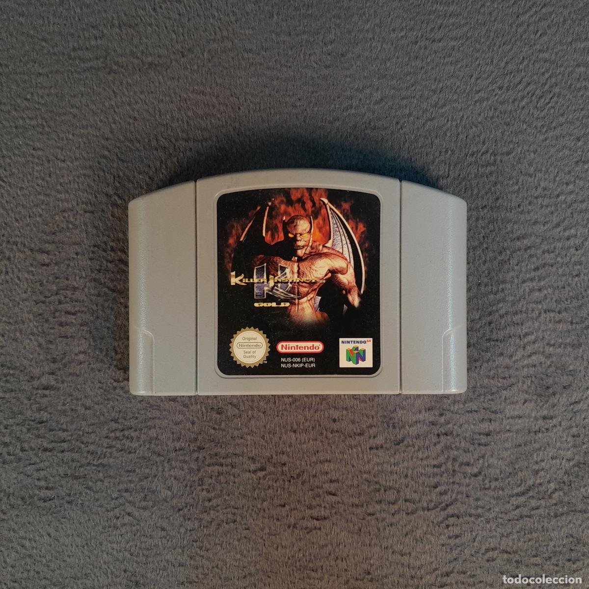 Videojuegos y consolas: VJ-24. CARTUCHO KILLER INSTINCT GOLD NINTENDO 64. PL&Aacute;STICO ABS. 1996