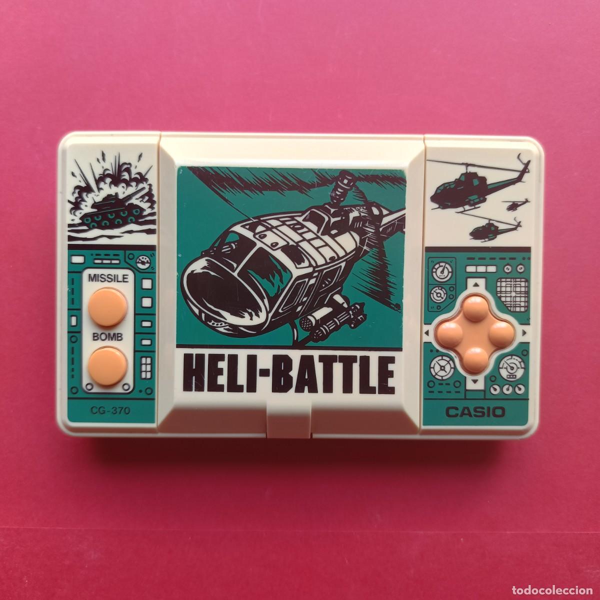 Videojuegos y consolas: CASIO GAME & WATCH CG-370 HELI BATTLE NEAR MINT CONDITION FULL WORKING ORDER!