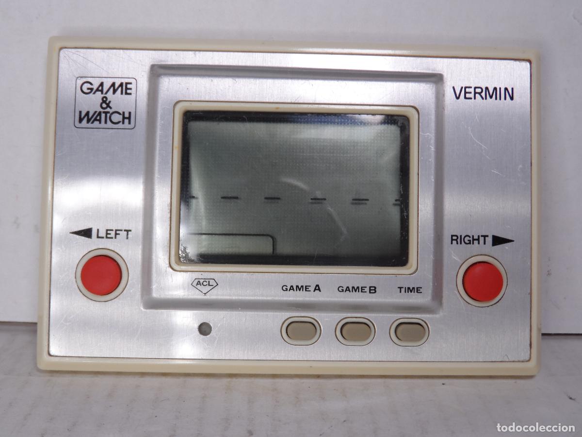 Videojuegos y consolas: CONSOLA LCD NINTENDO GAME & WATCH VERMIN 1980