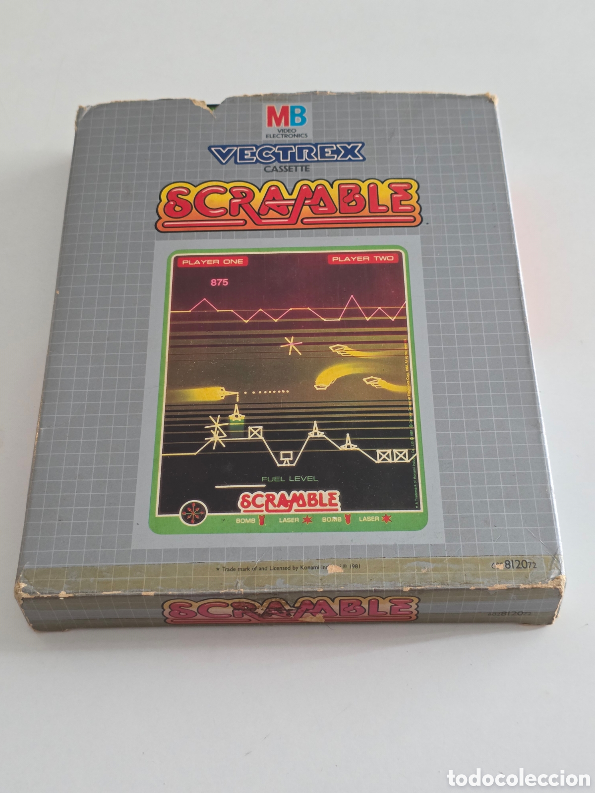 Videojuegos y consolas: Scramble Vectrex MB 1982 original caja cartucho overlay