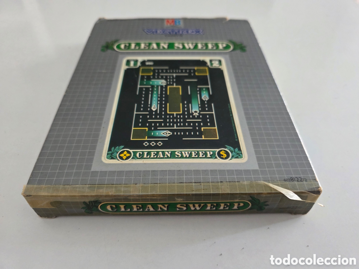Videojuegos y consolas: Clean Sweep Vectrex MB 1982 con caja y overlay