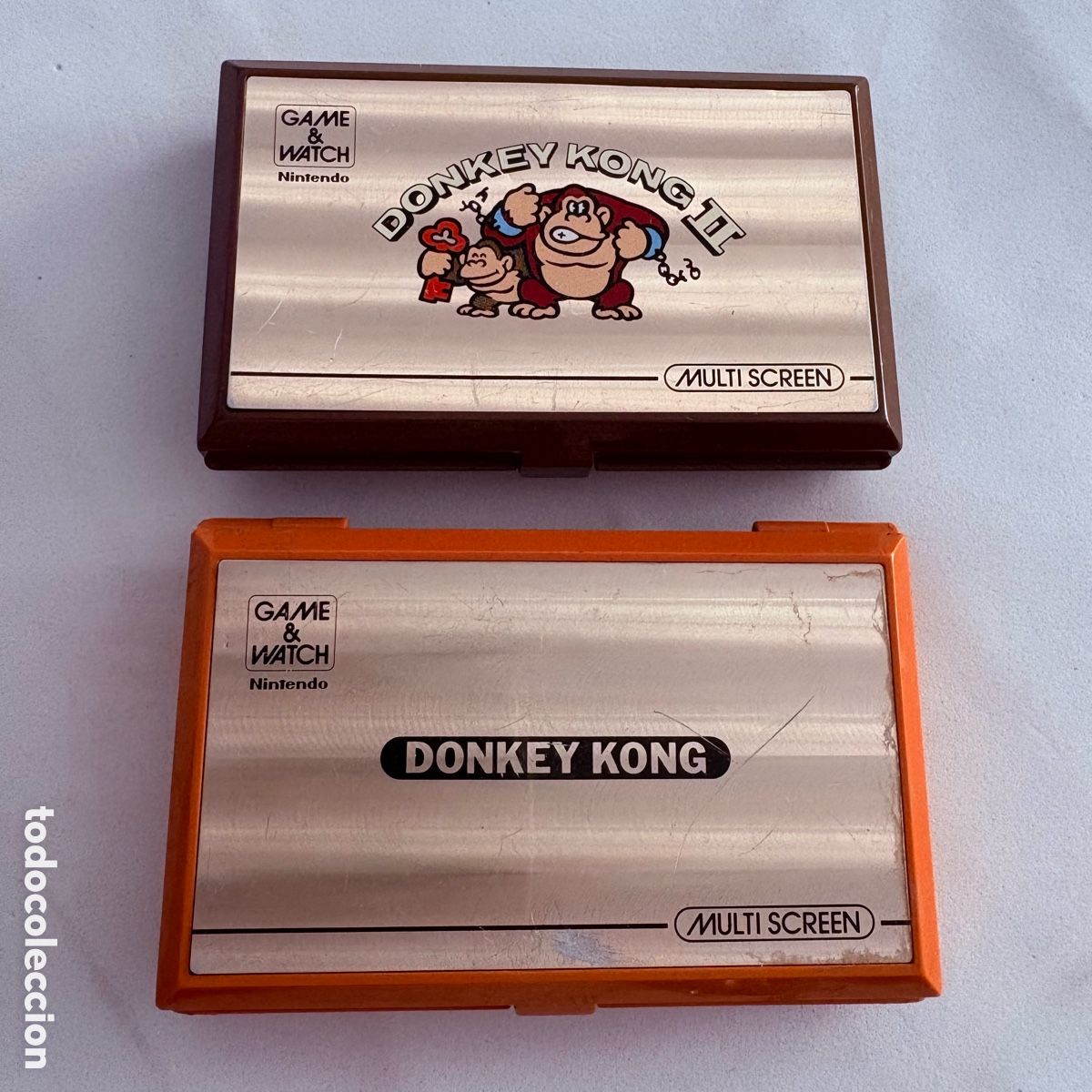 Videojuegos y consolas: lote maquinita donkey kong I y II nintendo game watch