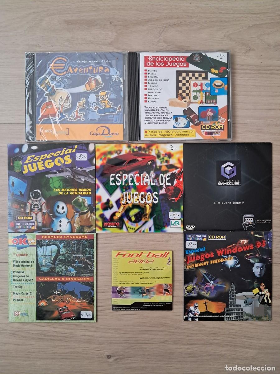 Videojuegos y consolas: Lote 8 Juegos PC CD-ROM A&ntilde;os 90.