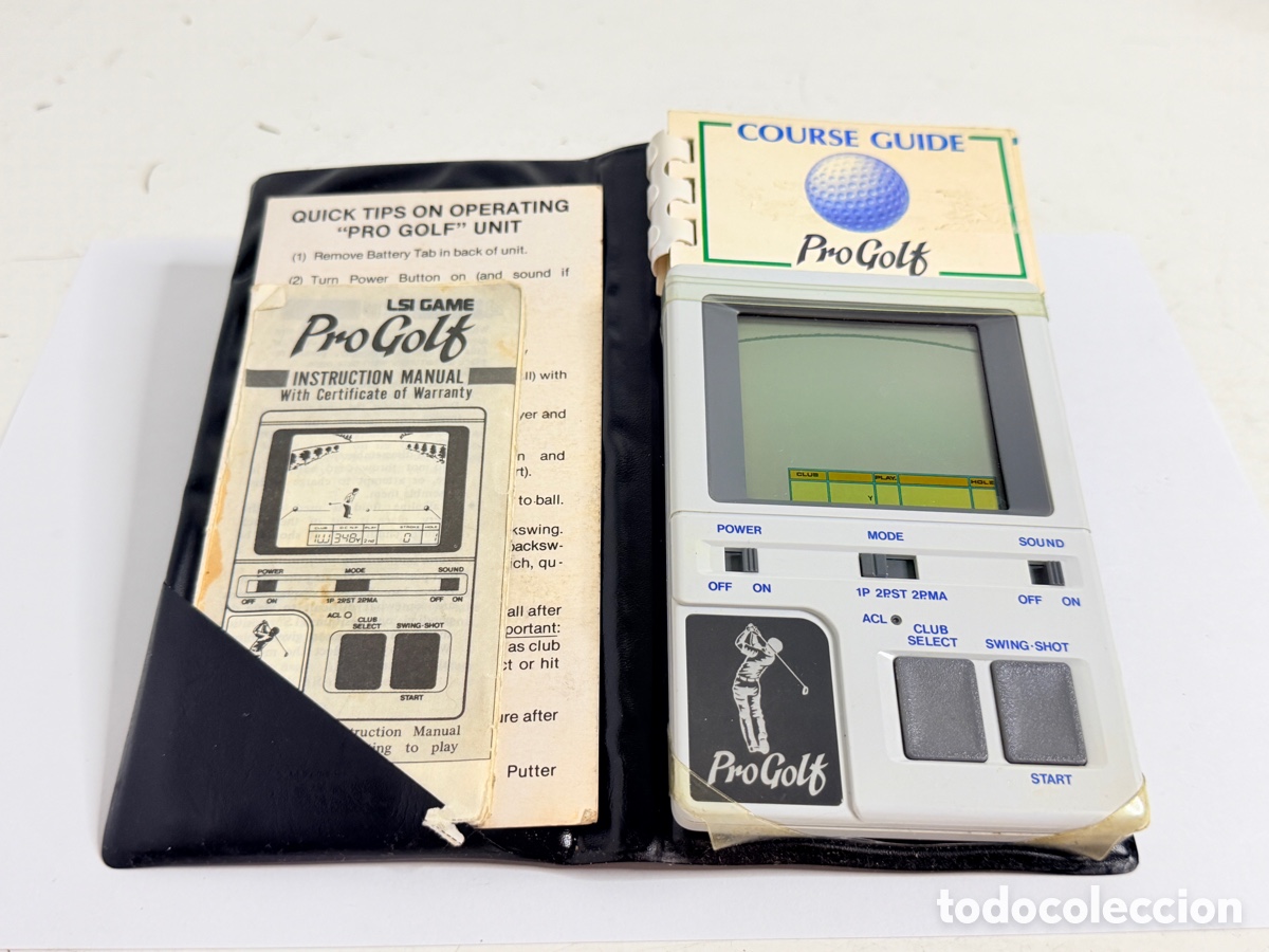 Videojuegos y consolas: LSI Game ProGolf de Bandai de 1984 No Funciona - Foto 2