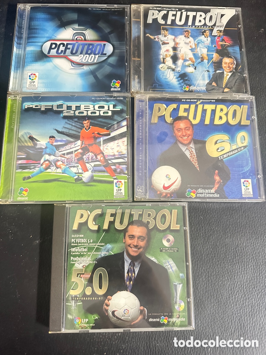 Videospiele und Konsolen: Colecci&oacute;n PC f&uacute;tbol hasta el a&ntilde;o 2001
