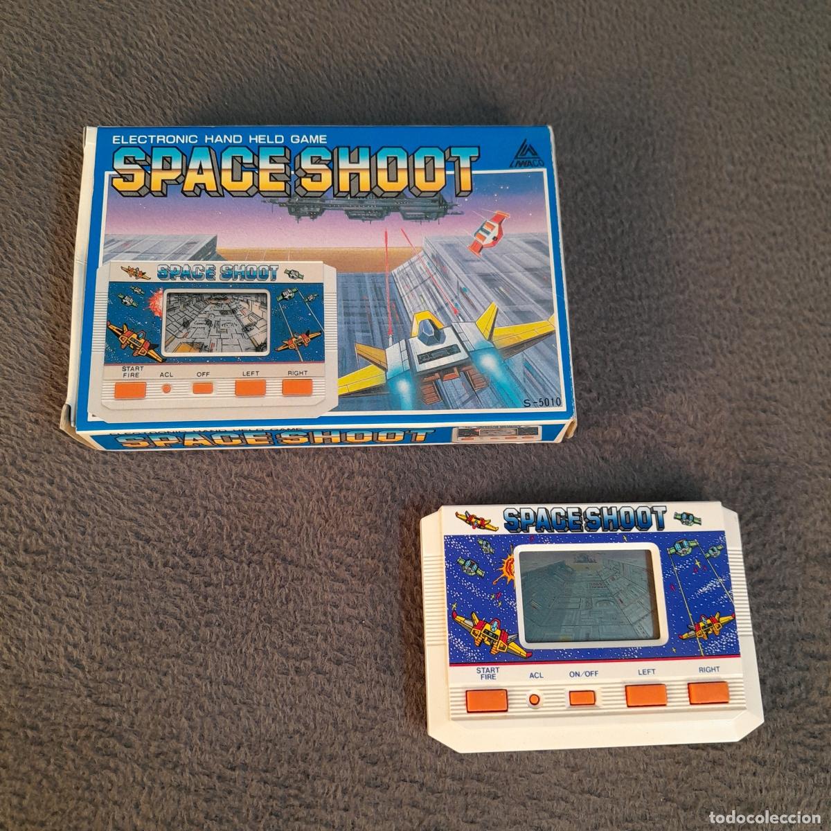 Videojuegos y consolas: VJ-53. VIDEOJUEGO PORT&Aacute;TIL SPACE SHOOT S-5010. PL&Aacute;STICO. A&Ntilde;OS 80
