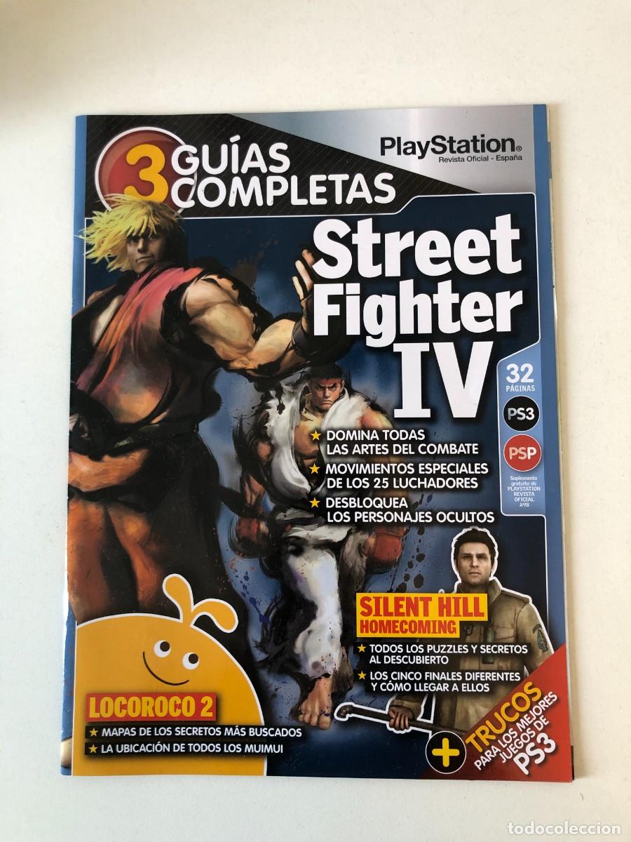 Videojuegos y consolas: Gu&iacute;a Street Fighter IV Silent Hill Homecoming LocoRoco 2 PlayStation Revista Oficial