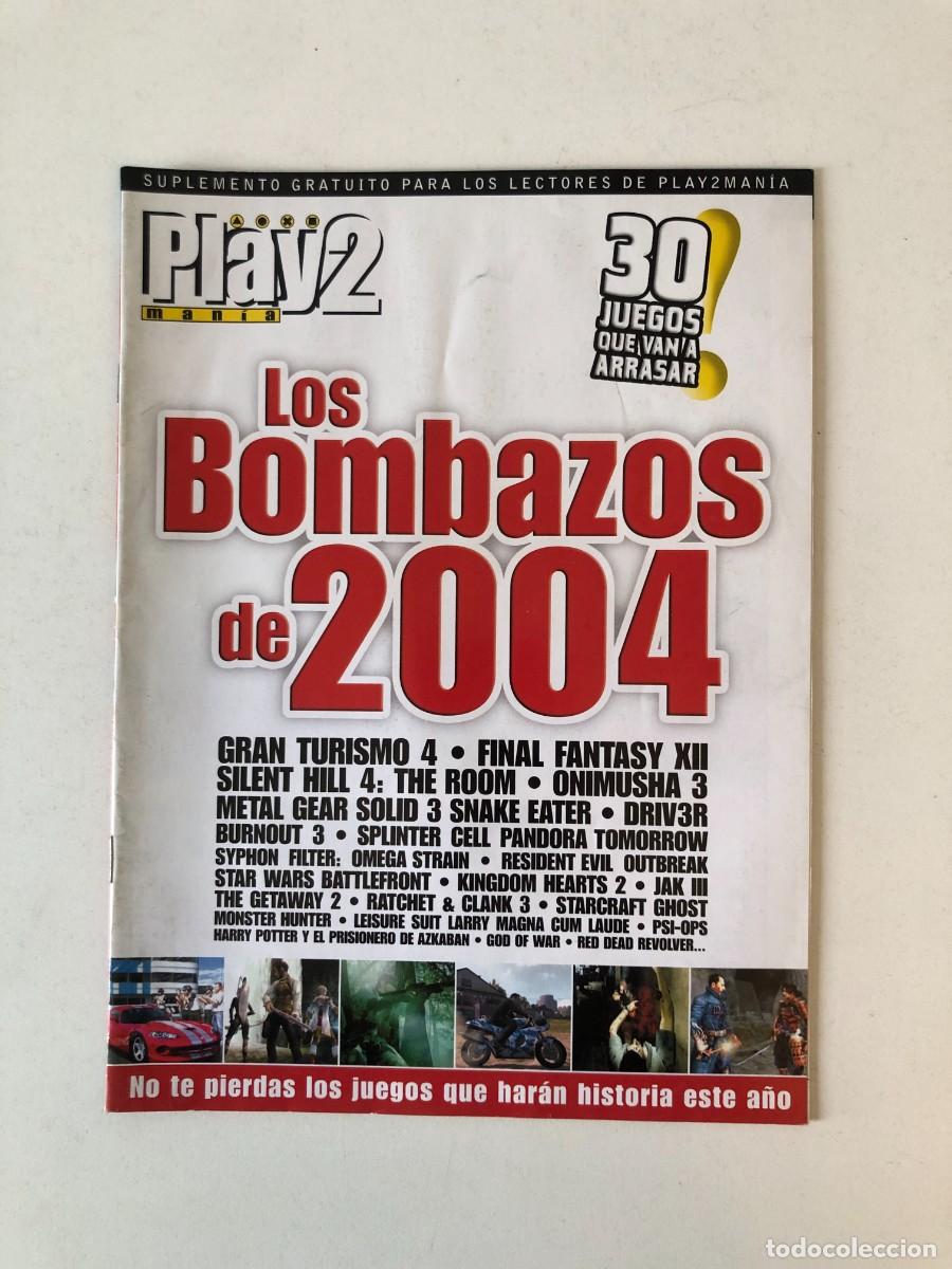 Videojuegos y consolas: Play2Man&iacute;a Los Bombazos de 2004 suplemento n&ordm; 63 PS2 Metal Gear Solid Silent Hill