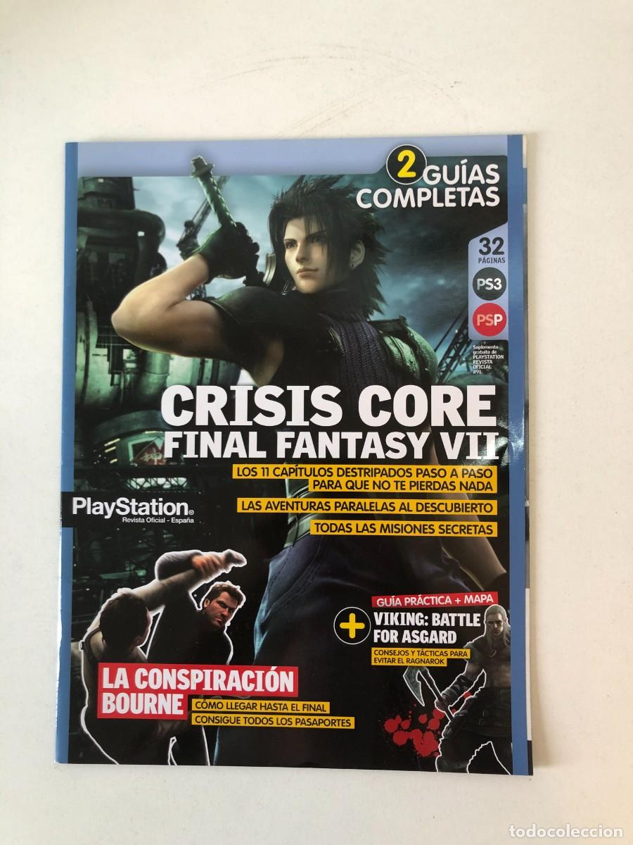 Videojuegos y consolas: Crisis Core Final Fantasy VII gu&iacute;a PlayStation Revista Oficial 91 PSP 2008