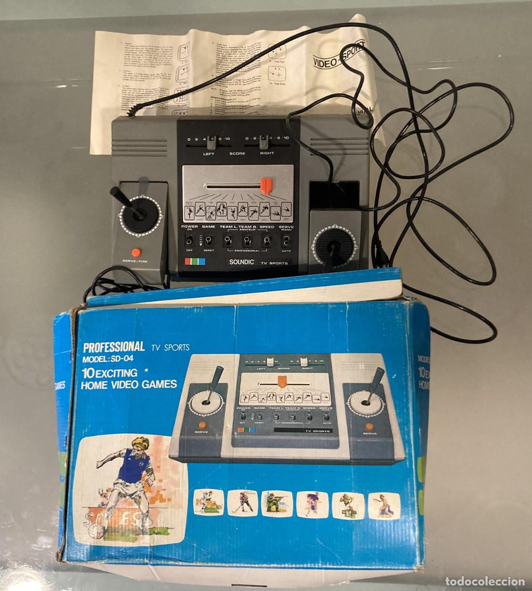Videojuegos y consolas: CONSOLA SOUNDIC TV SPORTS - MODEL SD &ndash; 04 / 10 EXCITING HOME VIDEO GAMES &ndash; LEER -