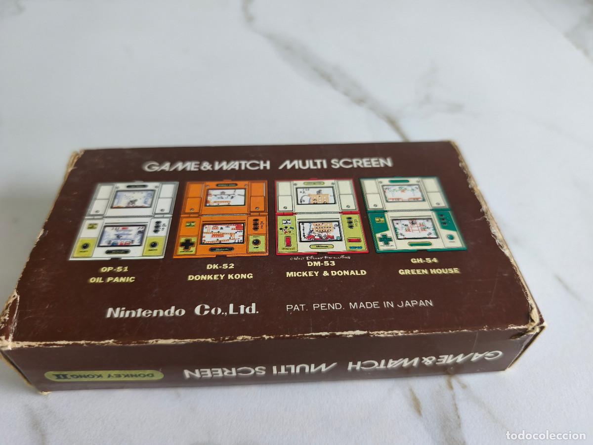 Videojuegos y consolas: Consola Game & Watch Nintendo - Donkey Kong II (JR-55) Multi Screen; en Caja con Manuales (1983)