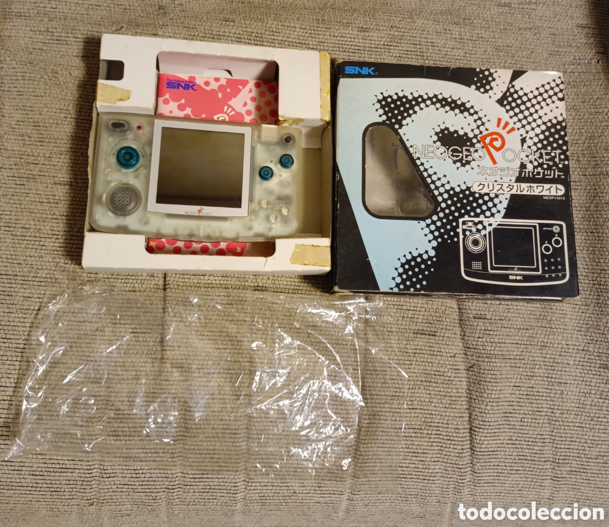 Videojuegos y consolas: Neo geo pocket snk crystal white como nueva en caja