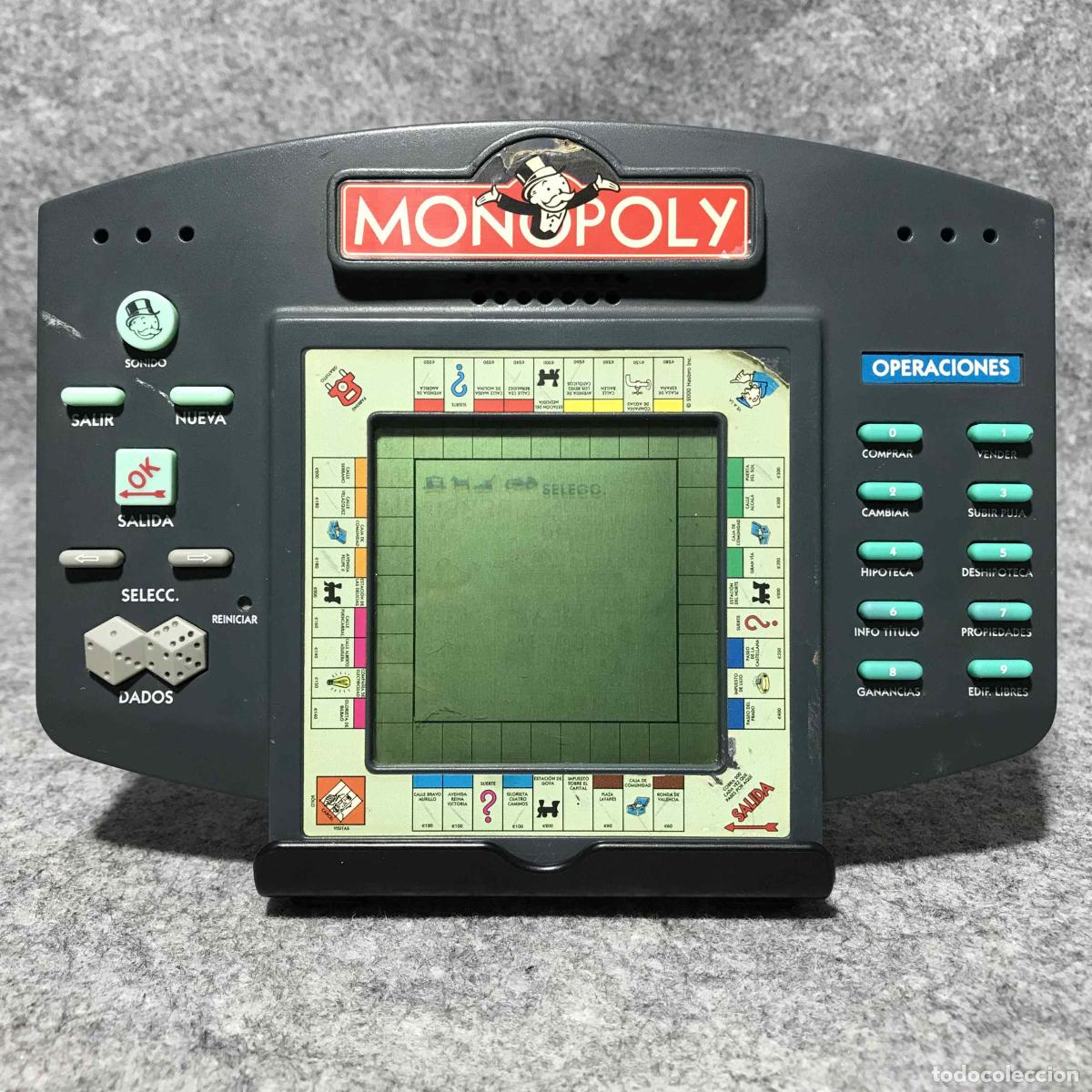 Videojuegos y consolas: CONSOLA LCD MONOPOLY HASBRO 1999
