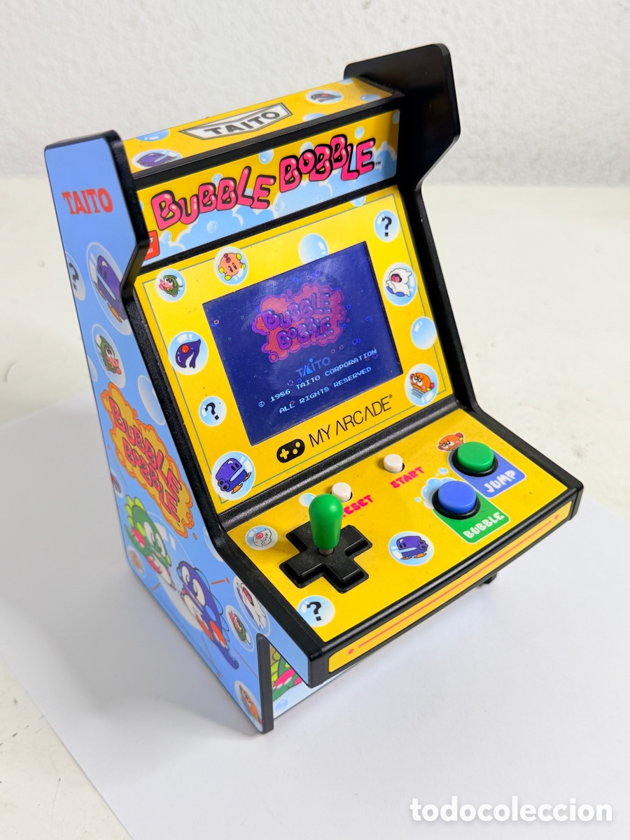 Videojuegos y consolas: Bubble Bobble Mini Arcade Taito funciona ok - Foto 3
