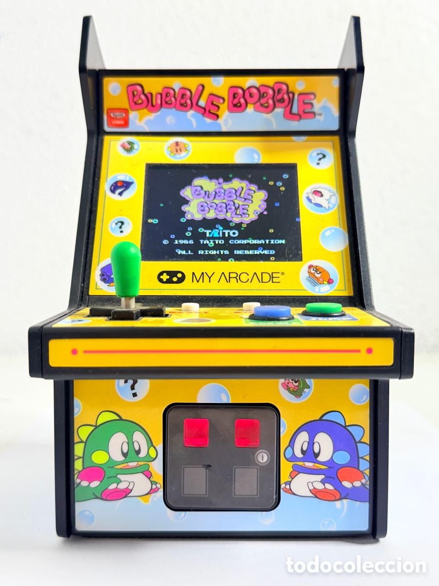 Videojuegos y consolas: Bubble Bobble Mini Arcade Taito funciona ok - Foto 4