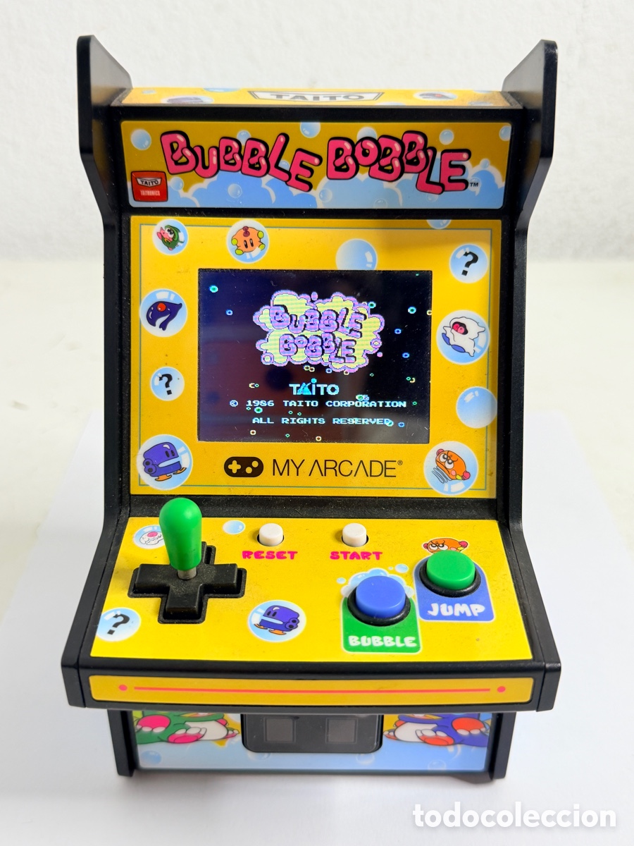 Videojuegos y consolas: Bubble Bobble Mini Arcade Taito funciona ok - Foto 5