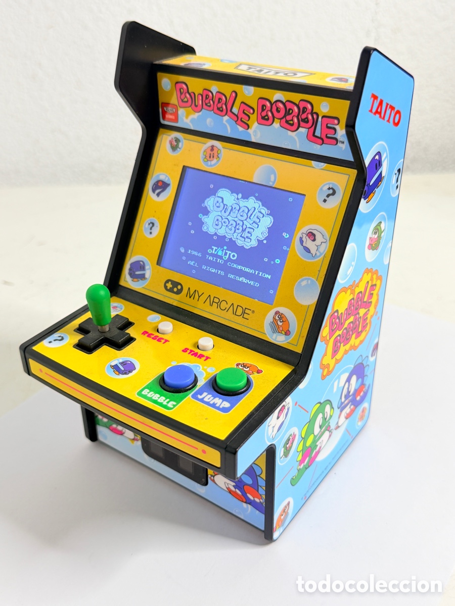 Videojuegos y consolas: Bubble Bobble Mini Arcade Taito funciona ok - Foto 6
