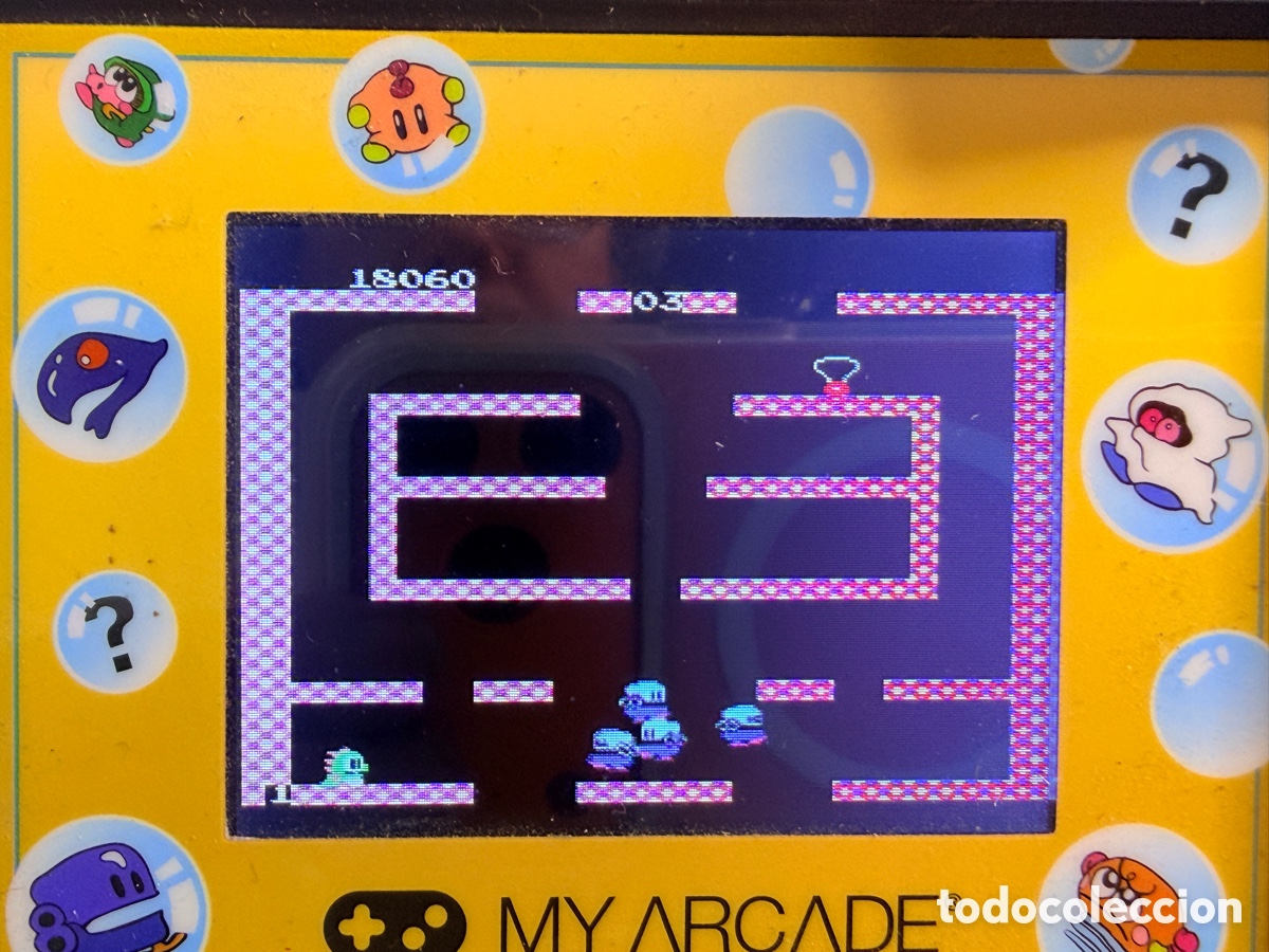 Videojuegos y consolas: Bubble Bobble Mini Arcade Taito funciona ok - Foto 13