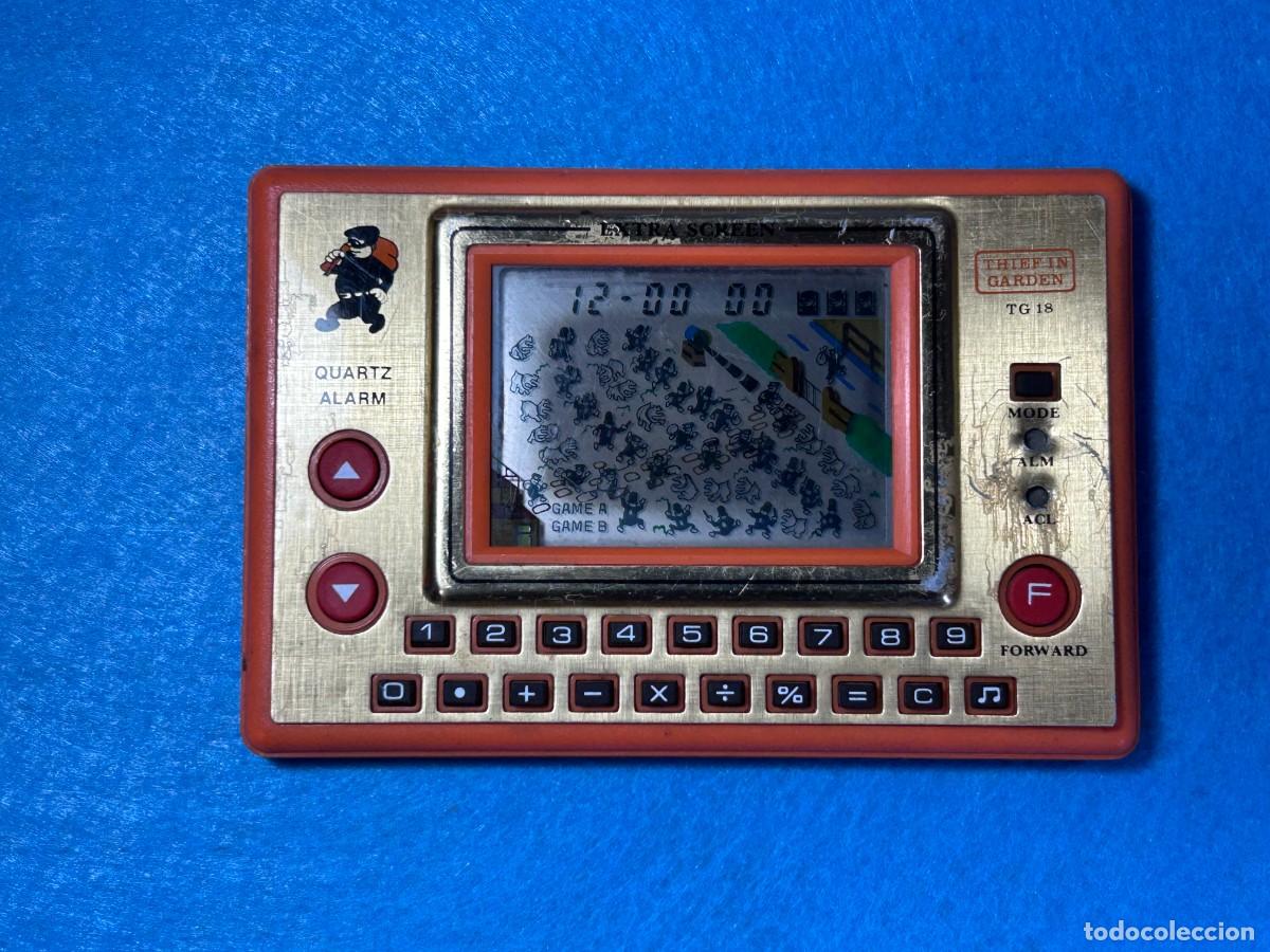 Videojuegos y consolas: Maquinita LCD Thief In Garden 1983