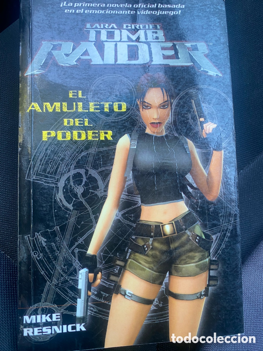 Videojuegos y consolas: LIBRO TOMB RAIDER AMULETO DEL PODER LARA CROFT - Foto 1