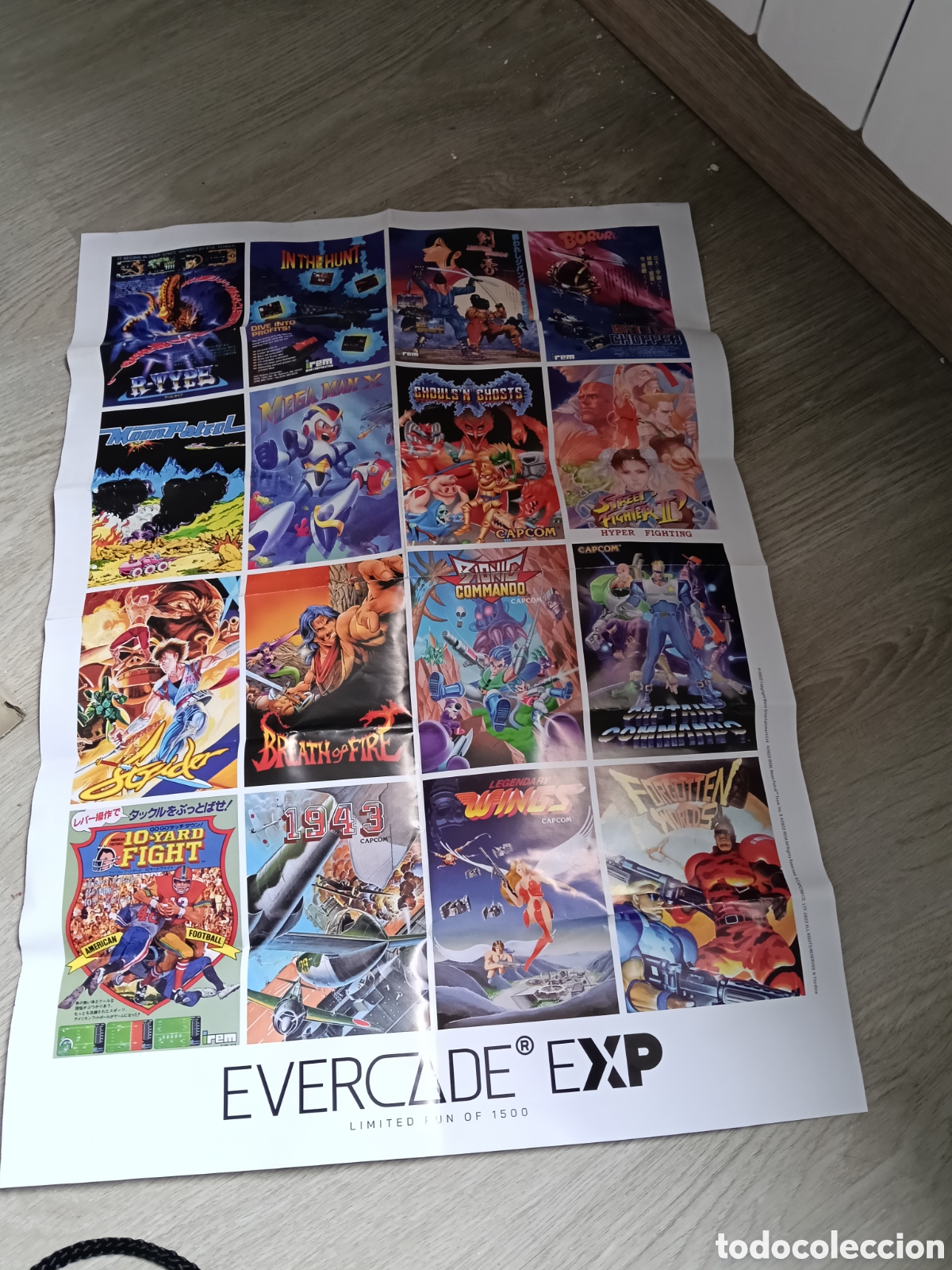 Videogiochi e Consoli: POSTER EVERCADE EXP LIMITED RUN OF 1500