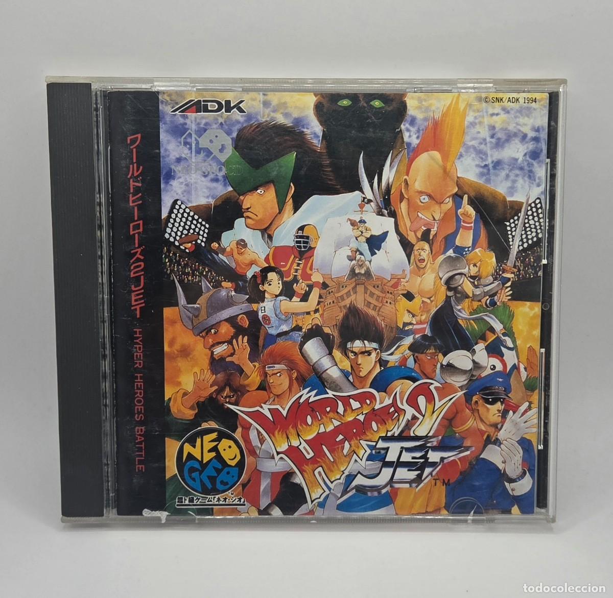Videojuegos y consolas: World Heroes 2 Jet - Neo Geo CD NSK - Foto 2