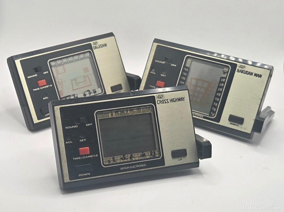 Videojuegos y consolas: Pack 3 Consolas Bandai LCD Game - Foto 1