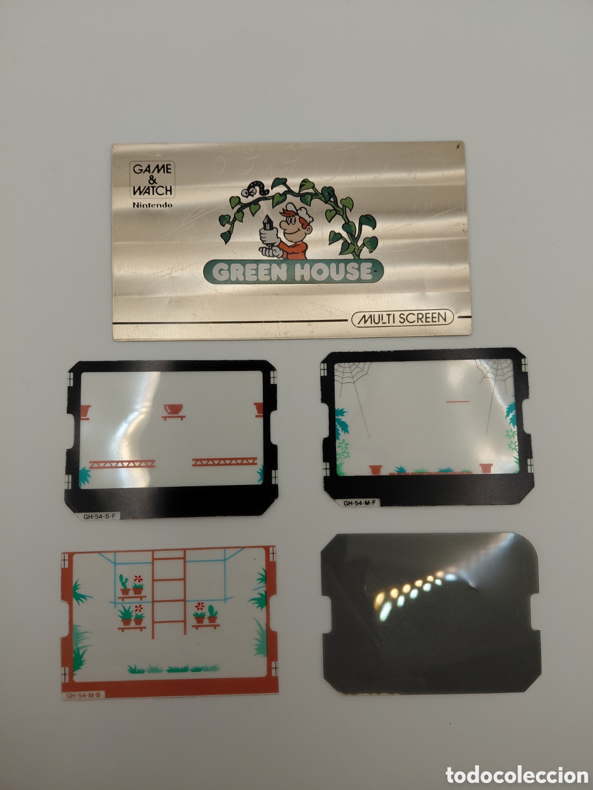 Videojuegos y consolas: NINTENDO GAME & WATCH / GREEN HOUSE / CHAPA Y 3 PANTALLAS Y FILTRO POLARIZADO
