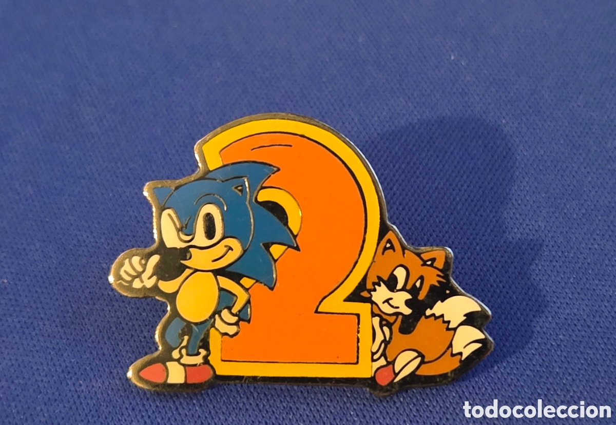 Videojuegos y consolas: Pin Sonic The Hedgehog 2 (SEGA 1992)