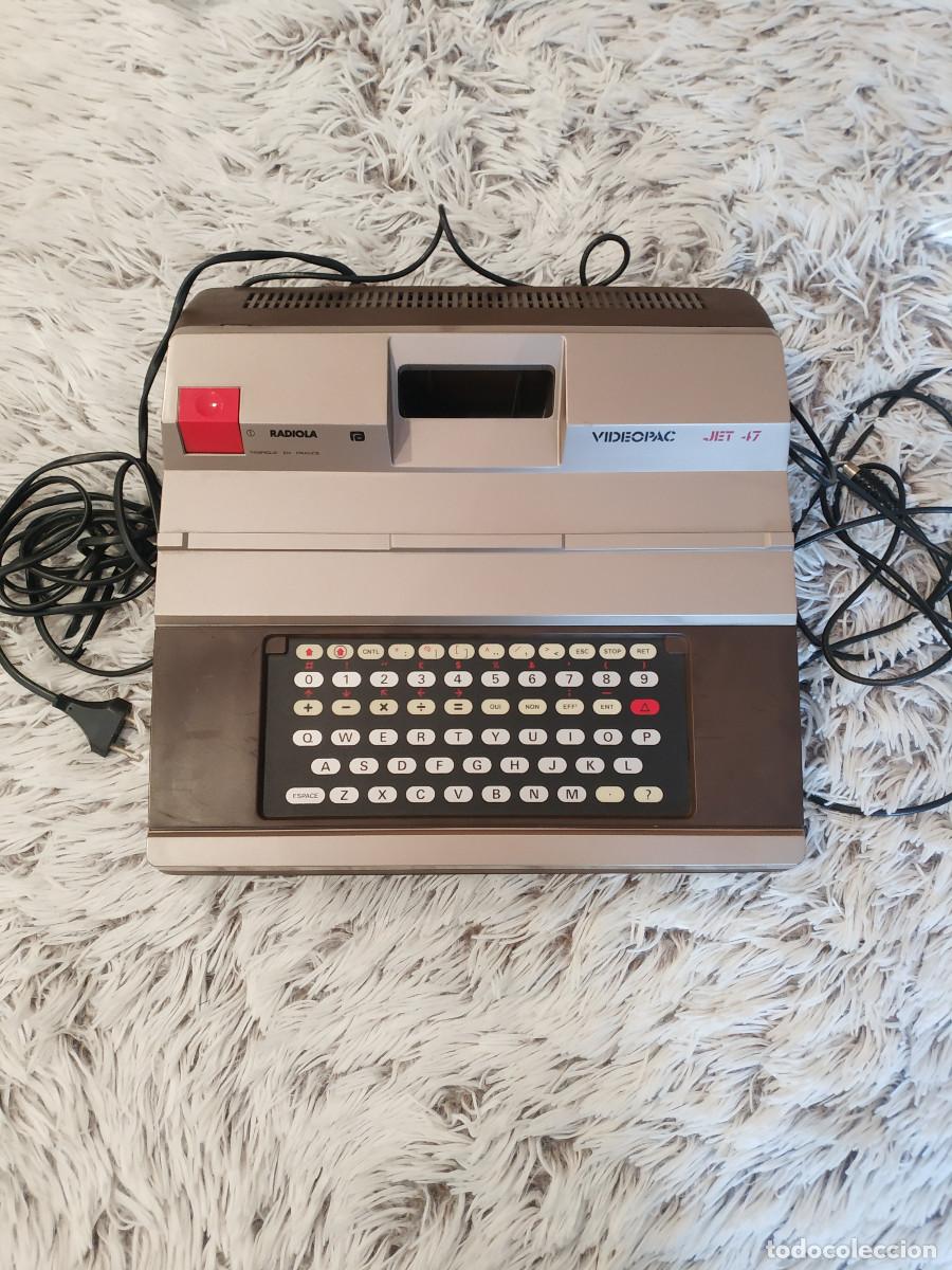 Videojuegos y consolas: LOTE CONSOLA VINTAGE RADIOLA VIDEOPAC JET 47 +2 Joysticks + 4 juegos- Sin probar - ENVIO GRATIS -